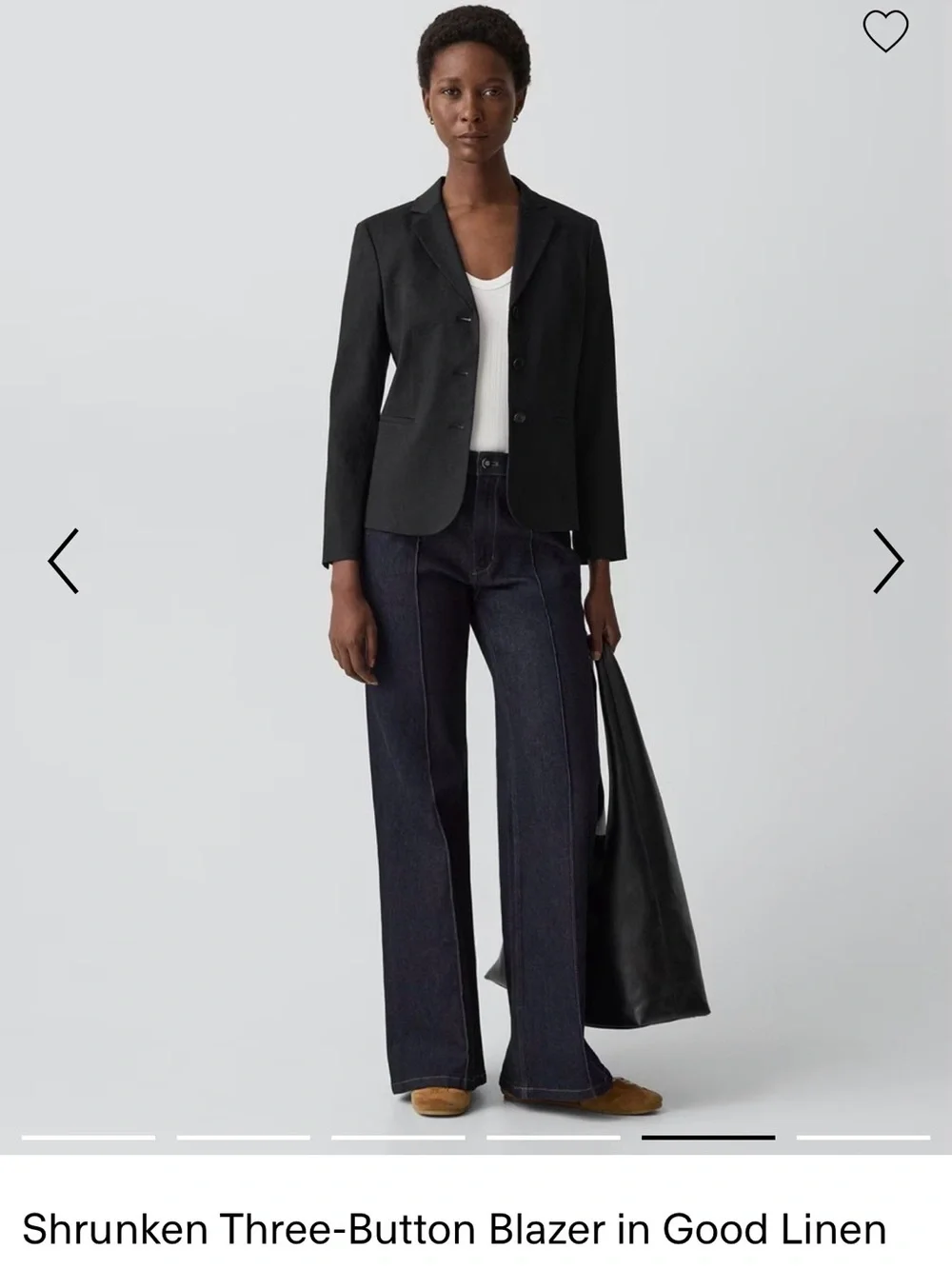 Theory Black Women's Single-Breasted Tailored Blazer